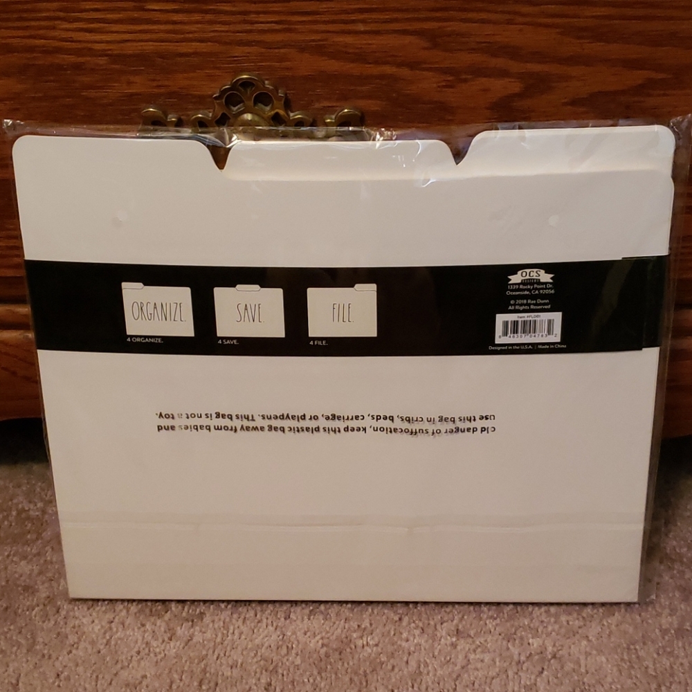 Rae Dunn File Foldera - Picture 2 of 2